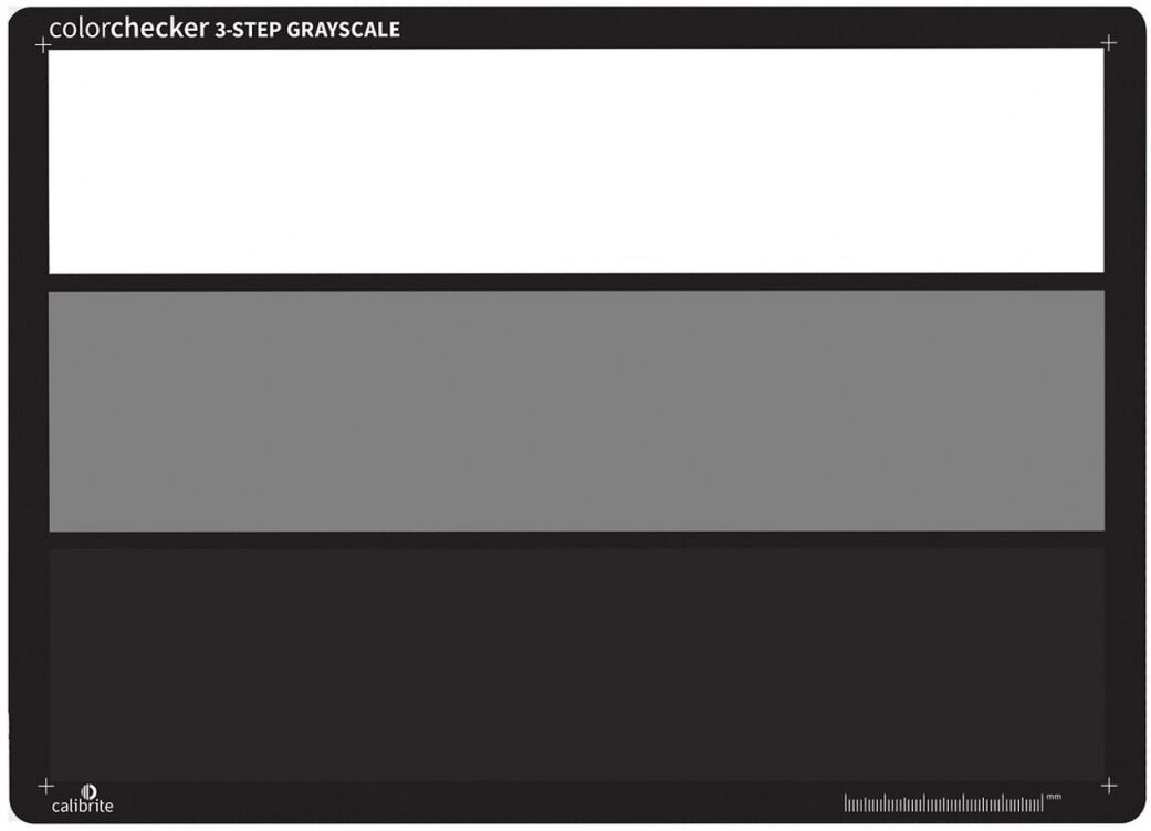 Calibrite ColorChecker 3-Step Grayscale