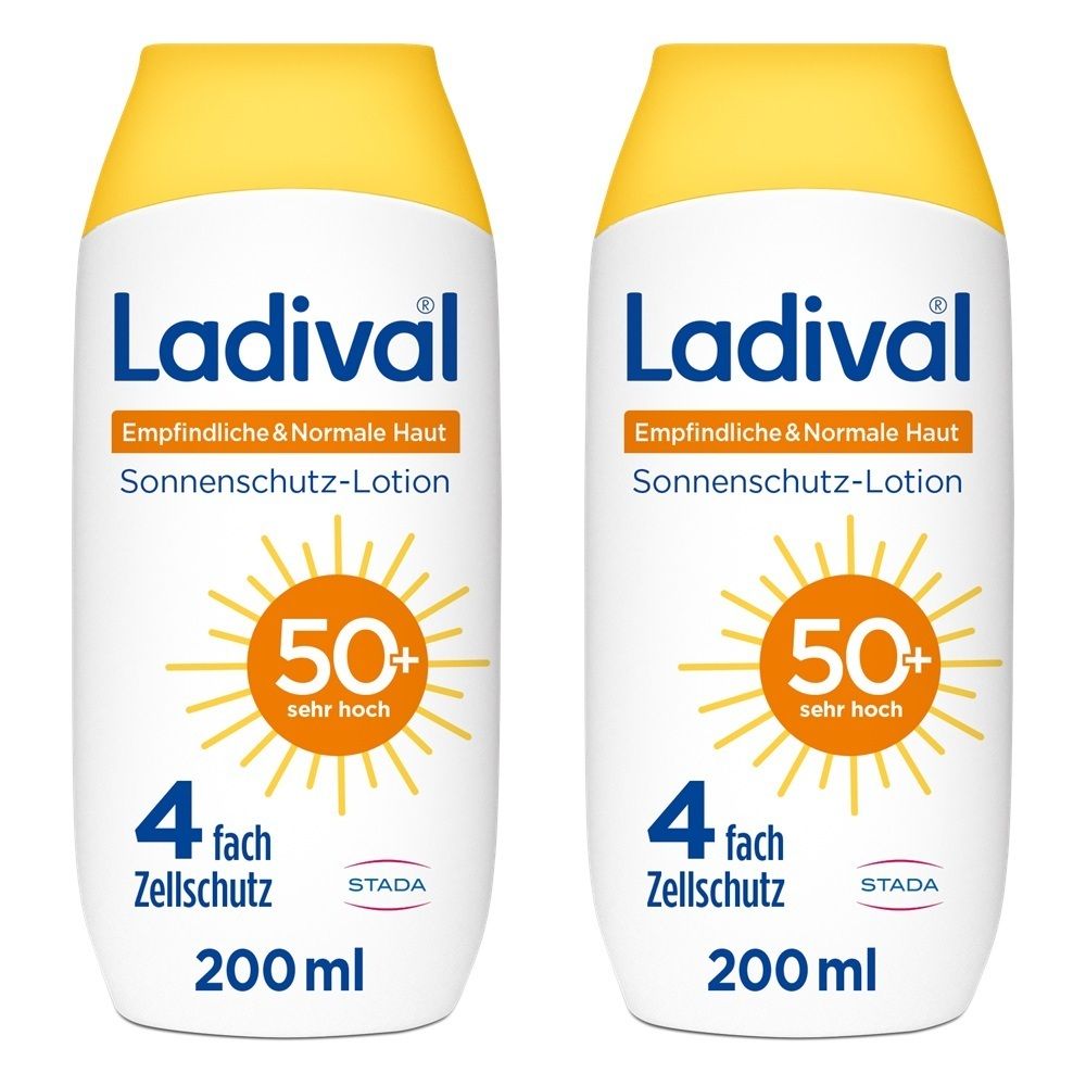 Ladival empfindliche & normale Haut Lotion LSF 50+ 2x 2x200 ml