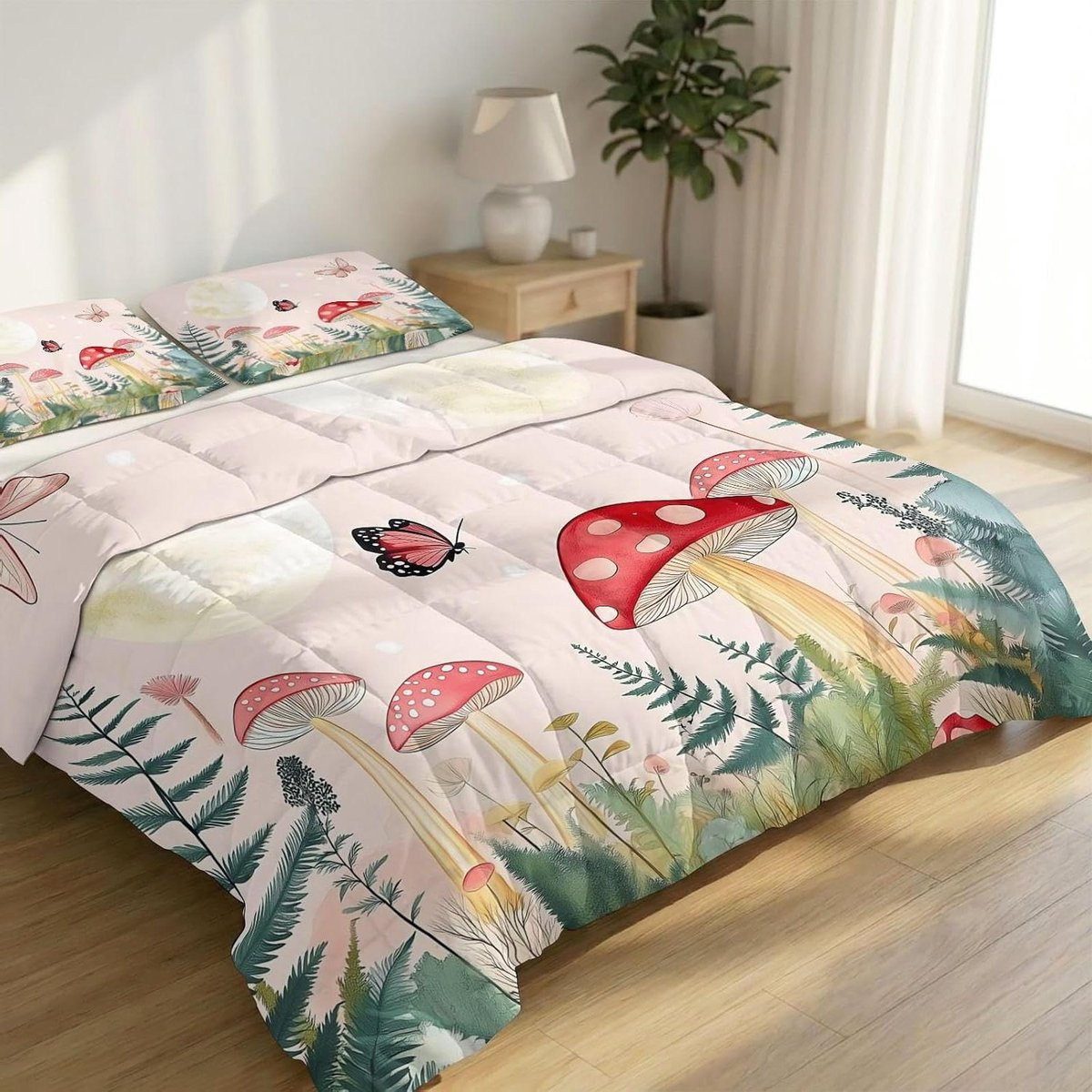 Jungle Fantastique Dekbed met Katoenen Dekbedovertrek - Omkeerbaar - 140 x 200 cm