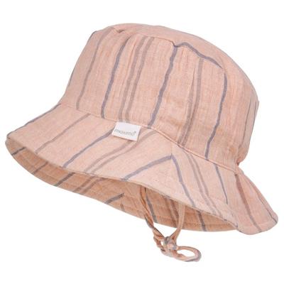 maximo - Kid's Mini Hut Band Musselin Futter - Hut Gr 49 cm rosa