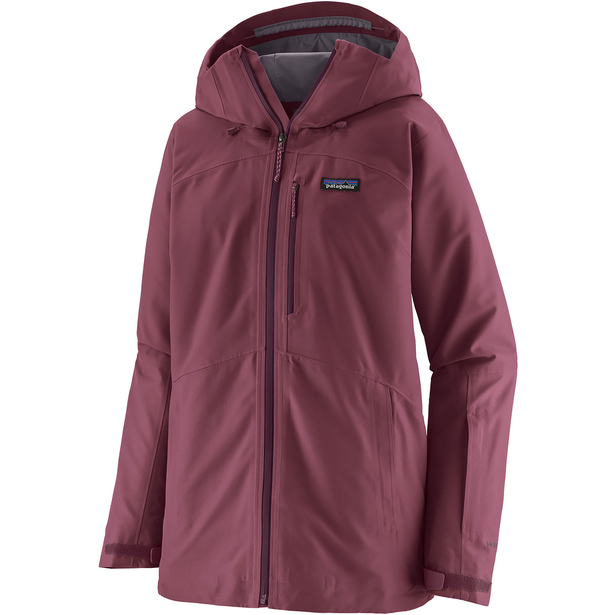 Patagonia Powder Town Damen Regenjacke lila Größe L Skifahren | Freeride Widerstandsfähig Wasserabweisend
