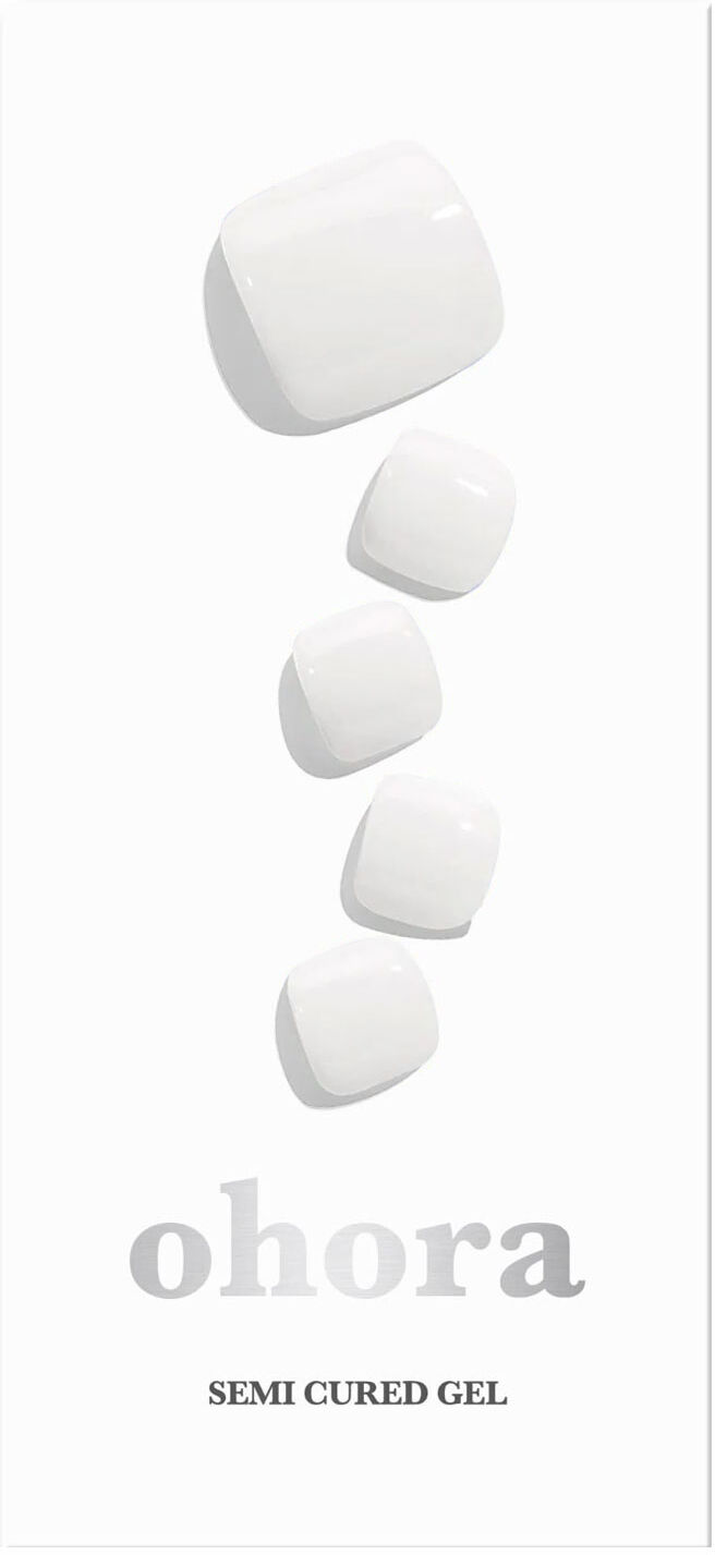 OHORA Semi Cured Gel Pedicure Strips P Basic Pedicure No.3 30pcs