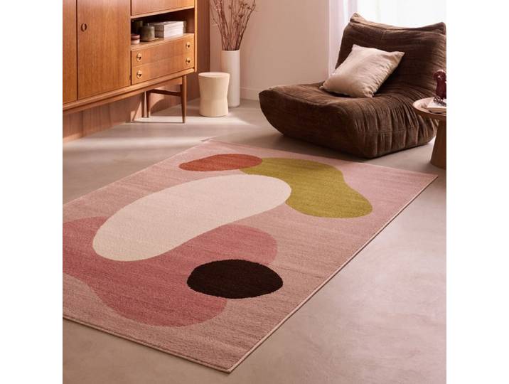 Tapis Salon - Nazar Rugs - Euphoria - Poils Court - Géométrique - Multicolore - 150x220 cm