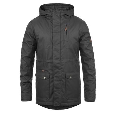 Wintermantel SOLID "Winterjacke SDBello", Herren, Gr. XL, grau (dunkelgrau), Obermaterial: 100% Polyester PES., Mäntel Wintermantel