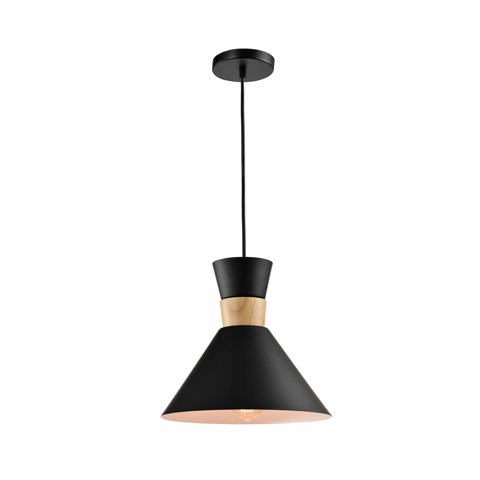 QUVIO Hanglamp Scandinavisch Zandloper Diameter: 33 cm
