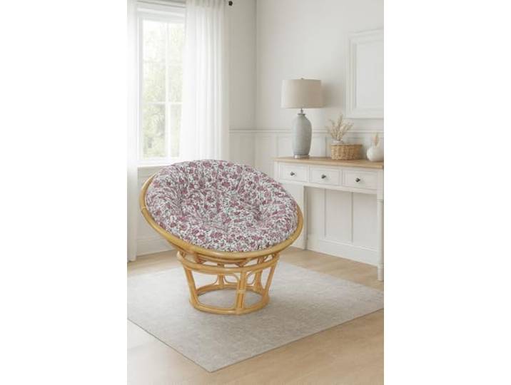 moebel direkt online Papasansessel, Durchmesser 110 cm Sessel mit Kissen