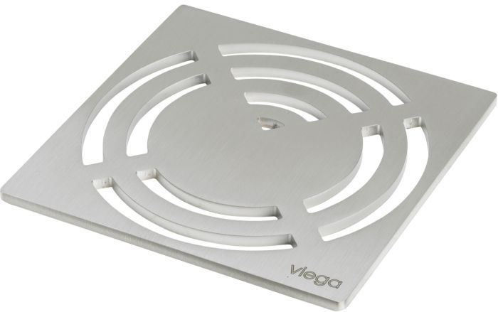 Viega Advantix Rost 492342 Visign RS3, 143 x 143 mm, Edelstahl massiv