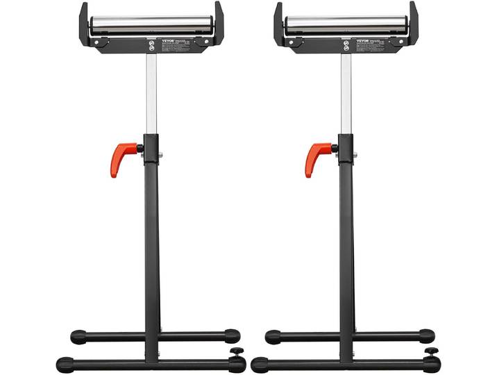 VEVOR 2x rolstandaard rolstandaard verstelbaar 68-109cm werkstandaard opvouwbaar 113kg