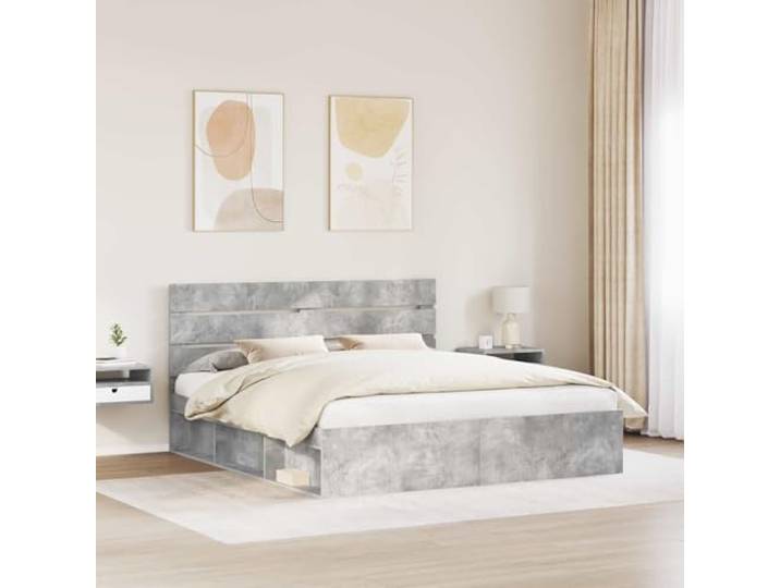 KTHLBRH Bett Kiefer massiv 180 x 200 cm Modernes Design, klare Linien, robuste Holzbasis, Doppelzimmer