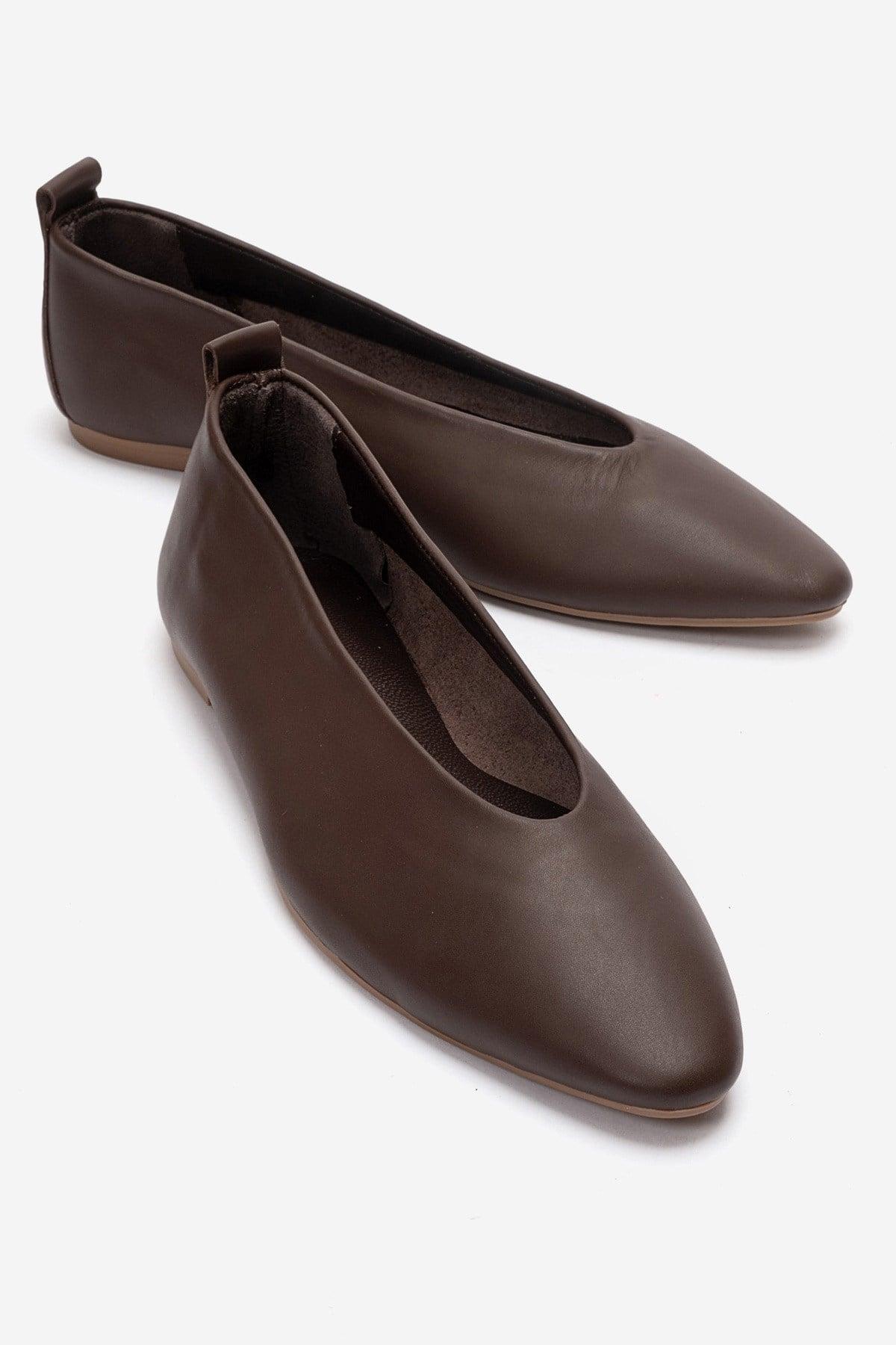Jenas Leder-Ballerina (Damen)