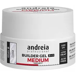 Andreia, Nagellack, Builder Gel Medium (Clear, Heller Ton, UV-Gel Lack)