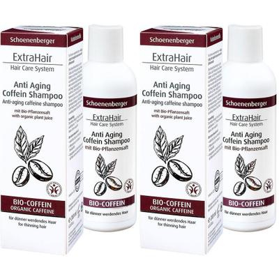 Extrahair Hair Care Sys.Anti-Aging Coff.Sham.Schoe 2x 2x200 ml Shampoo
