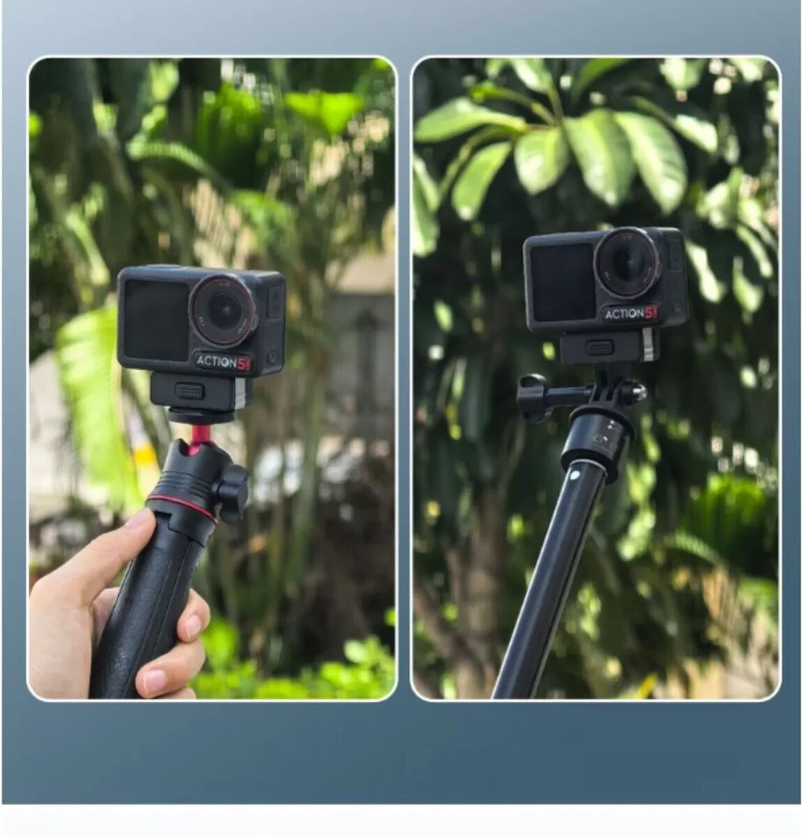 INF Magnetische Basis Halterung kompatibel mit DJI Action 3/4/5 Pro - Schnellwechseladapter