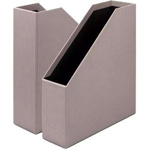 Rössler-Papier Stehsammler 1318452490, S.O.H.O., A4, Pappe, taupe, 3 Stück