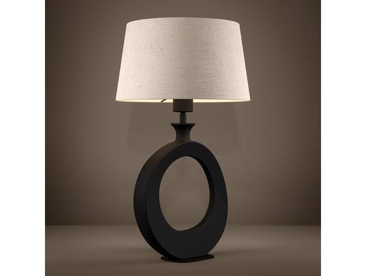 Lampe à poser 30cm Argenté Lin E27