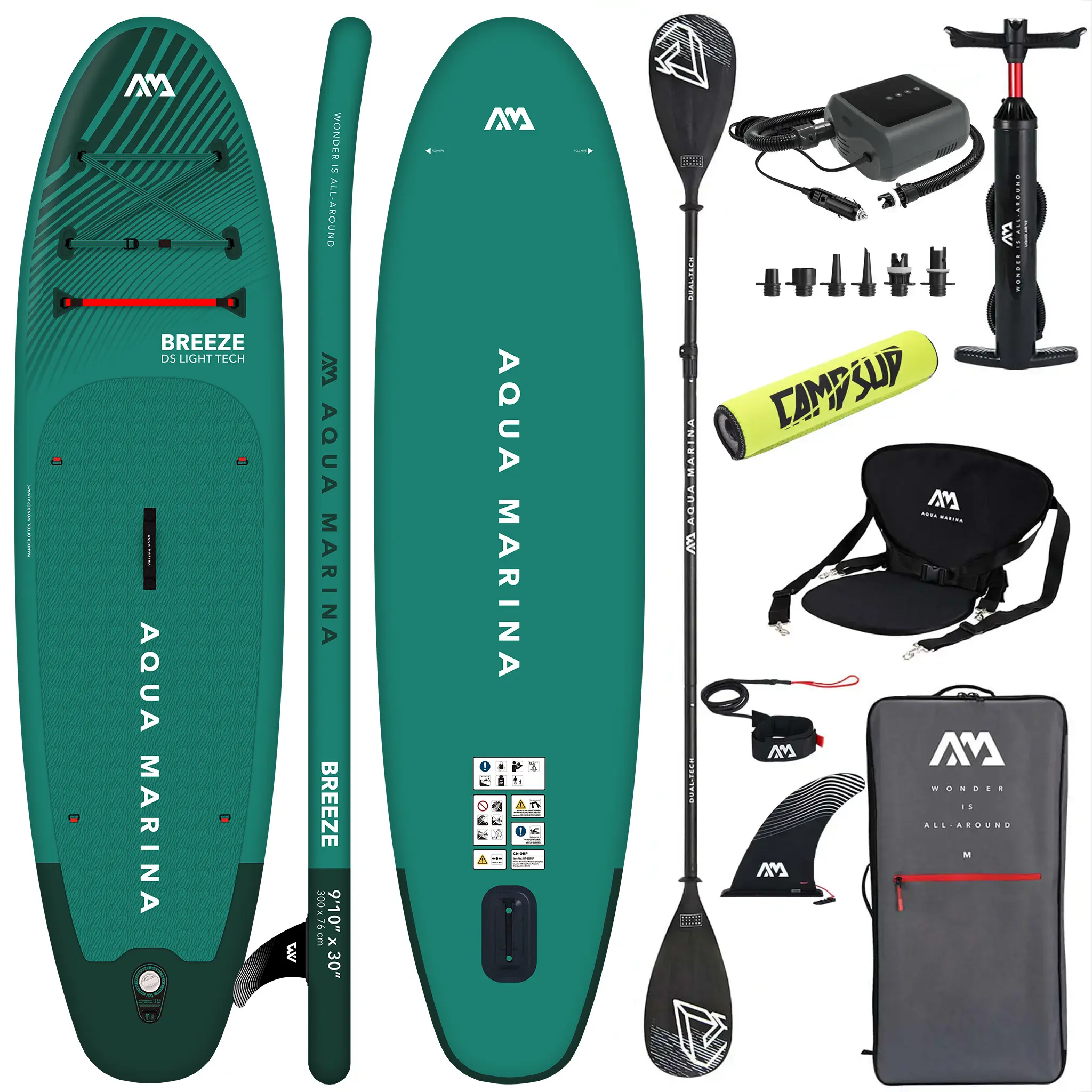 Aqua Marina Breeze 9'10" SUP-Brett BT-23BRP + SUPER COMBO