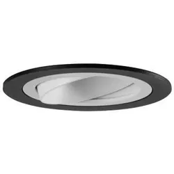 Brumberg 45008560 Einbaumodul rund, schwarz struktur / weiss struktur, Durchmesser: 92 mm, Decken