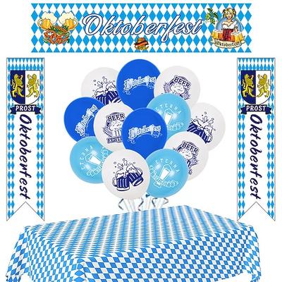 oktoberfest ballon set oktoberfest szene dekoration anordnung 12 zoll latex bier party luftballons