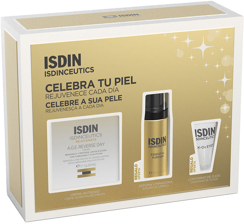 Coffret de 3 crèmes anti-âge de jour Isdinceutics Age Reverse