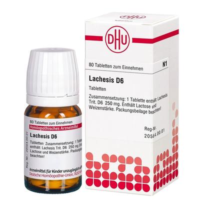 Lachesis D 6 Tabletten 80 St