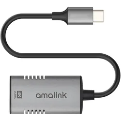 Avizar USB Typ-C auf HDMI 4K Adapter Kabel Kabellänge 15cm (0.15 m), Videokabel, Schwarz