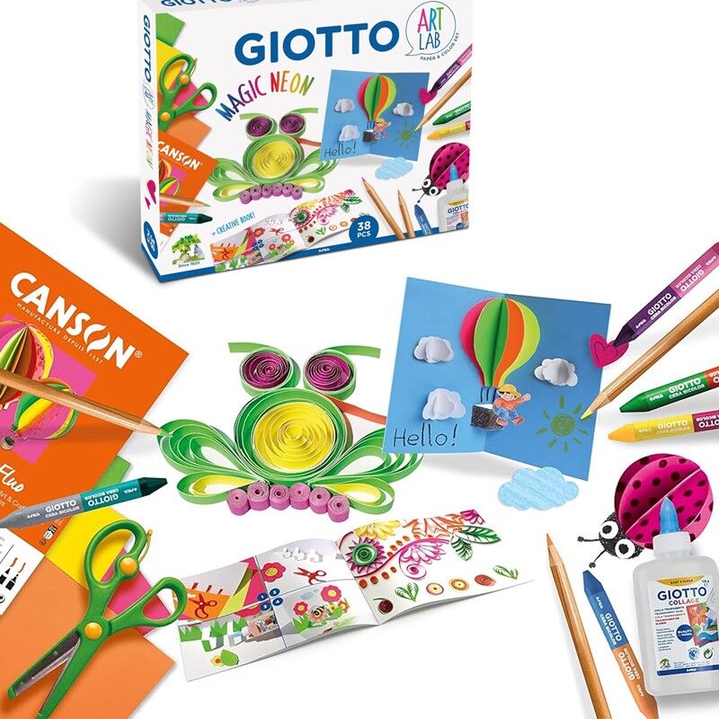 Giotto Art Lab - coffret d'activités Magic Neon