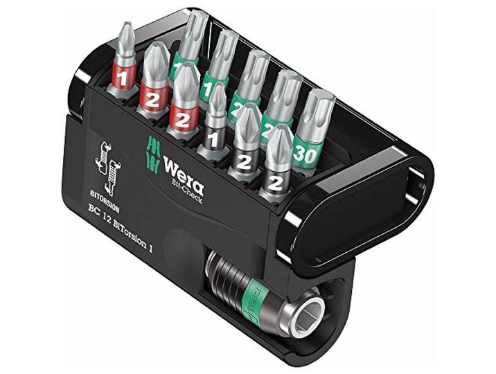 Wera 05057420001 assortiment, Bit-Check BiTorsion 1, 12-delig, stuk