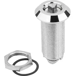 DREHRIEGEL LANGE AUSFÜHRUNG, MIT DREIKANT 7MM, H=50, ZINK VERCHROMT
