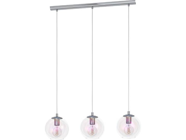 Lustre Eglo Ariscani 2\, référence 901919\, 3 ampoules E27\, 180 W\, acier