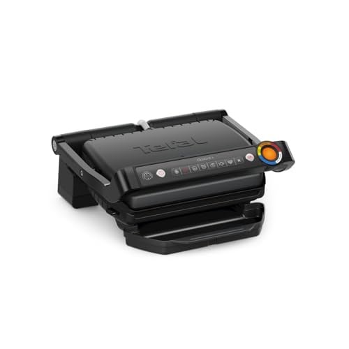 Tefal OptiGrill GC717810 Contactgrill, Zwart, 30 x 20 cm