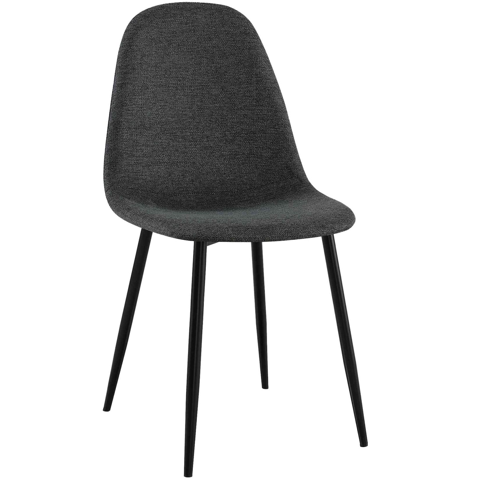 CLP Esszimmerstuhl Napier Stoff Farbe: schwarz, Material: Stoff