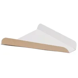 MONOUSO - Pappteller für ein Pizzastück Kraft (100 Stück)