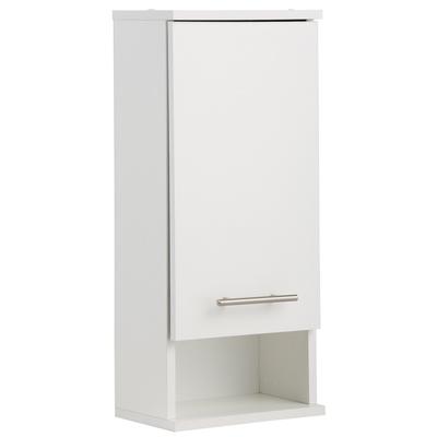 Hängeschrank WELLTIME "Emmi Breite 30 cm", weiß (mattweiß), B:30,3cm H:70,8cm T:20,5cm, FSC-zertifizierter Holzwerkstoff, Schränke, Hängeschrank, Wechselbarer Türanschlag, Metallbeschläge