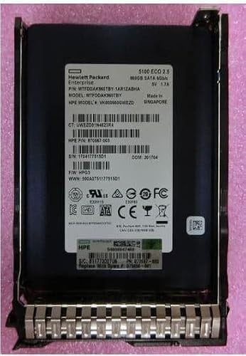 Hewlett Packard Enterprise 960GB SATA 6G SFF RI DS SSD 875511-B21