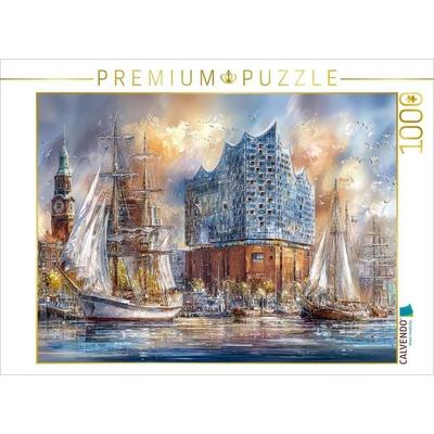 CALVENDO Puzzle Hamburg - Elbphilharmonie | 1000 Teile Lege-Größe 64x48cm Foto-Puzzle für glückliche Stunden, Sonstige von , Calvendo Puzzle