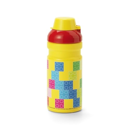 Room Copenhagen LEGO Drinkfles, 390 ml, Rood en Geel