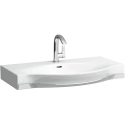 LAUFEN PALACE Waschtisch, 3 Hahnlöcher, mit Überlauf, mit Handtuchhalter, 900x510mm, weiß, H8127020001081