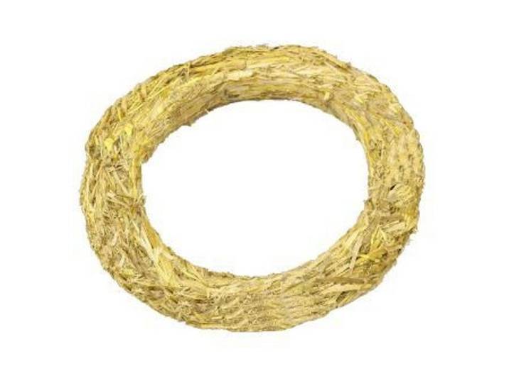 HBX Krans stro diameter 30cm naturel