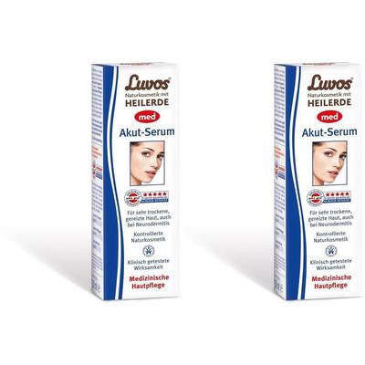 Luvos Naturkosmetik MED Akutserum 2x 2x50 ml Emulsion