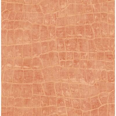 Seabrook Designs Curacao Faux Crocodile Unpasted Wallpaper