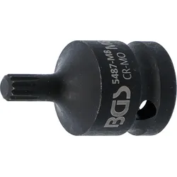 BGS Kraft-Bit-Einsatz | Länge 43 mm | Antrieb Innenvierkant 12,5 mm (1/2"") | Inn...