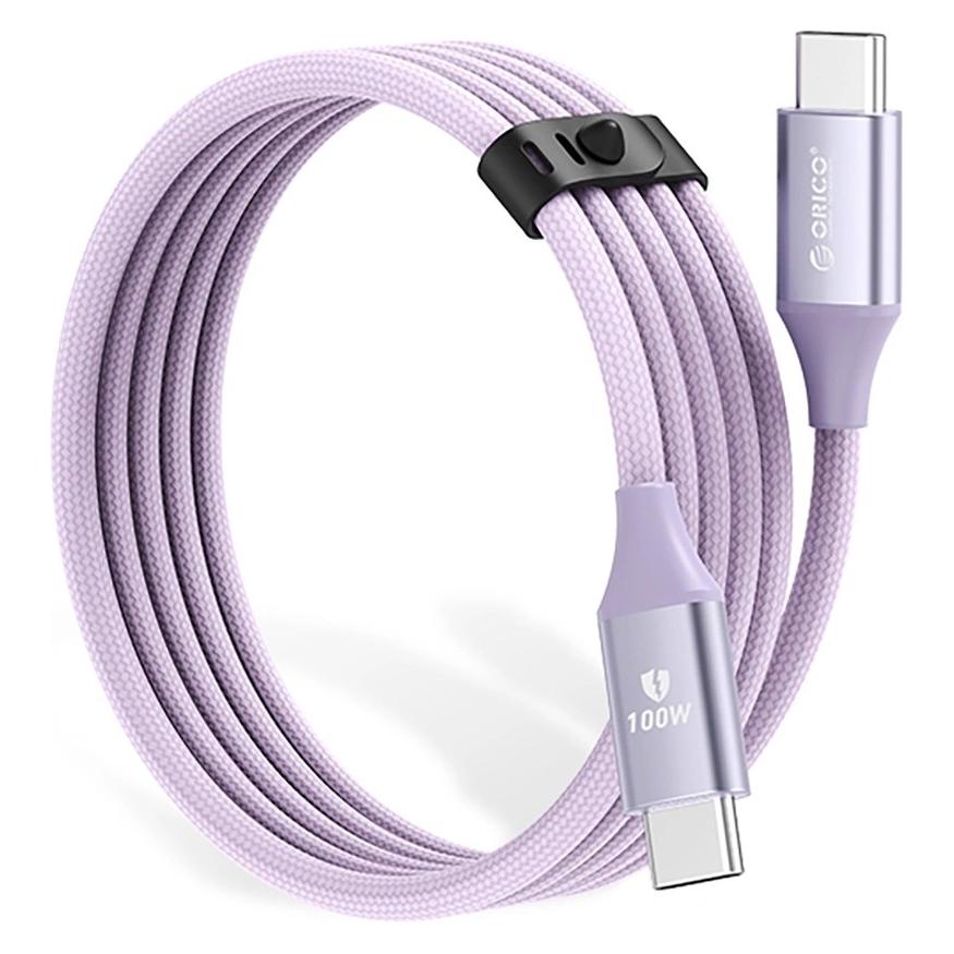 Orico Cable Violet 100 W (1 m, USB 2.0, 100 W) (ORICO-CDX-100CC-PU-BP-HU)