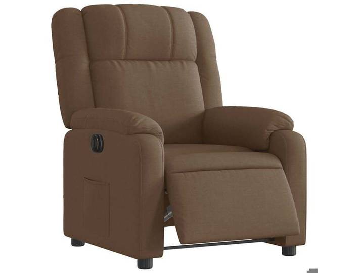 Brun - Fauteuil inclinable électrique Marron Tissu - Fauteuil individuel - Capacité 110 kg(2parcel)vpo52q