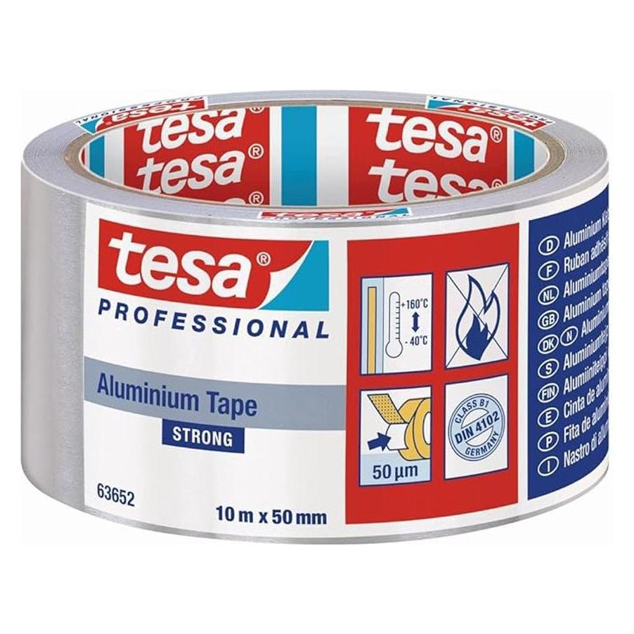 tesa Alu Tape strong m. Liner 10m:50mm (50 mm) (63652-00000-00)