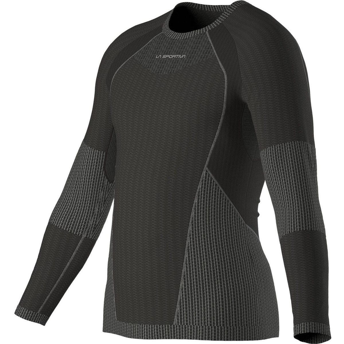 La Sportiva Wool70 Tech Longsleeve Men carbon/cloud (G00G07) S ZASB003G00G07S