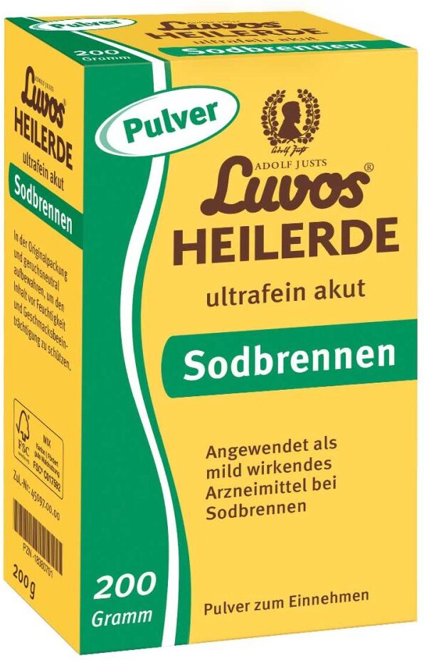 Luvos Heilerde Ultrafein Akut Sodbrennen Pulver 200g