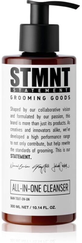STMNT Care All-In-One Cleanser shampoing pour cheveux, barbe et corps 300 ml
