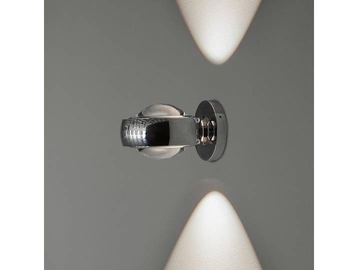 Optic Wandleuchte Chrome - Loom Design - Wohnzimmer - Modern - Aluminium - Rund