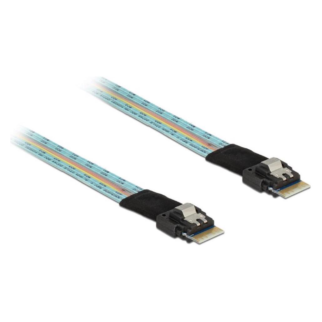 Delock SAS-Kabel SFF-8654 4i - SFF-8654 4i 0.5 m (50 cm, SCSI) (85080)