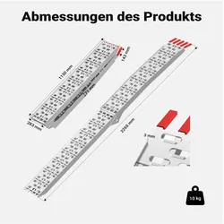Wiltec, Garagenausstattung, Auffahrrampe